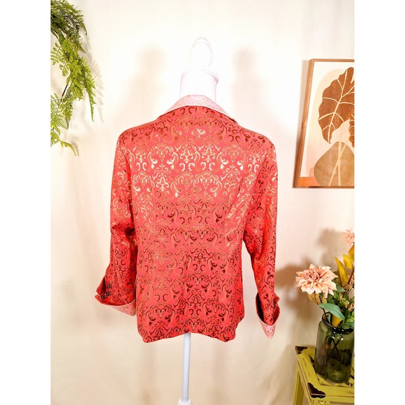 Shanghai Soho Women's Red Asian Jacket XXL - Picture 4 of 9